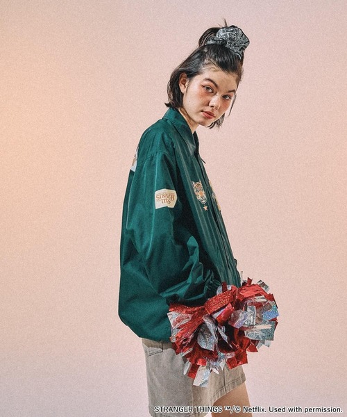 STRANGER THINGS】コラボ アソートコーチジャケット（ナイロン