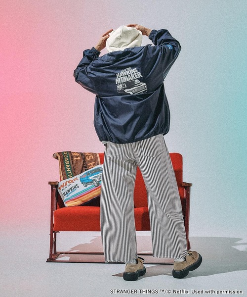 STRANGER THINGS】コラボ アソートコーチジャケット（ナイロン