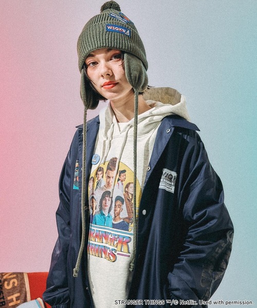 STRANGER THINGS】コラボ アソートコーチジャケット（ナイロン