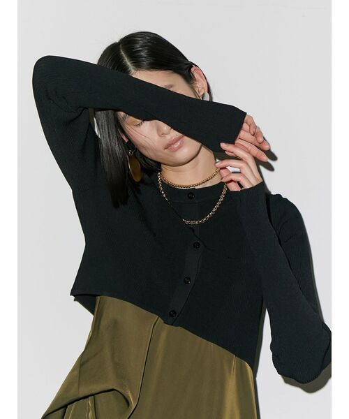 UN3D.（アンスリード）の「SHORT KT CD / ショートニットカーデ