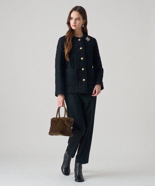 セール】フラッグツイードキルティングコート（その他アウター