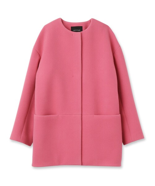 UNTITLED（アンタイトル）の「◇ノーカラーコクーンコート（ノーカラー