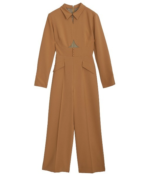 Ameri（アメリ）の「UND BAL COLLAR FRONT OPEN JUMPSUIT（パンツ