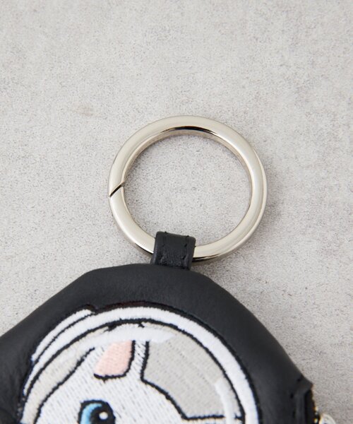 本革》sampo×earコラボ スペーストイレザーケース/バッグチャーム