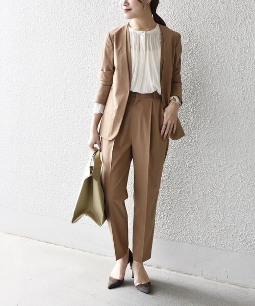 UV/吸水速乾/接触冷感〉FUNCTION ノーカラージャケット（セットアップ