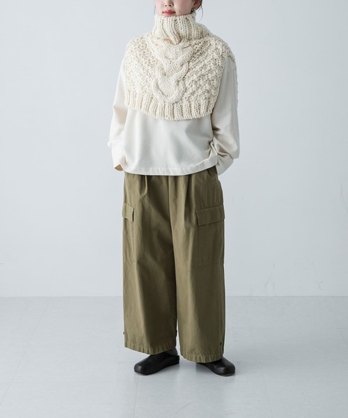 かぐれ（カグレ）の「ペルーショルダーニットウォーマー（ネック