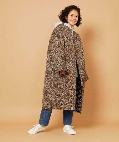 Freada（フリーダ）の「インドリバーシブルロングキルトコート（その他