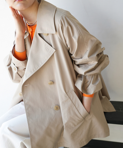 IENA（イエナ）の「Peポプリンオーバーショートコート（その他アウター