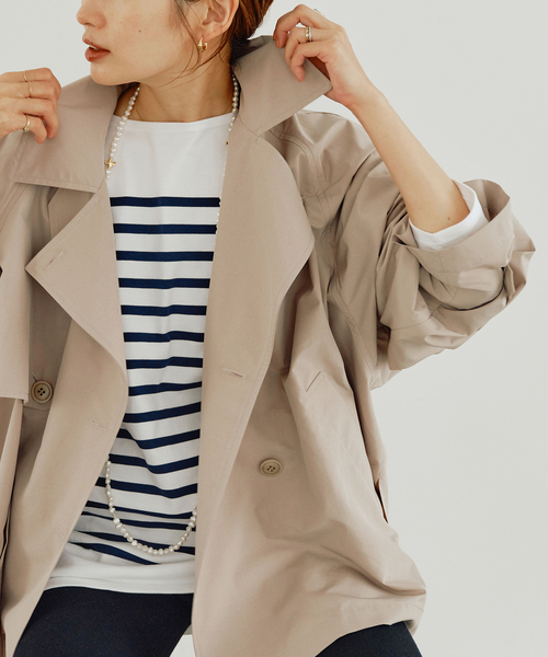 IENA（イエナ）の「Peポプリンオーバーショートコート（その他アウター