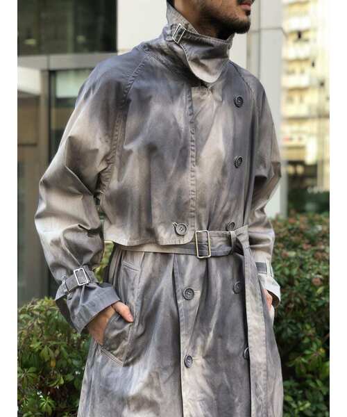 YOKE（ヨーク）の「YOKE/ヨーク/SPRAY PRINTED TRENCH SP（トレンチ