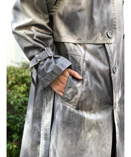 YOKE（ヨーク）の「YOKE/ヨーク/SPRAY PRINTED TRENCH SP（トレンチ