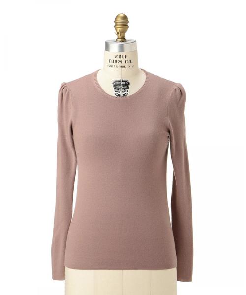 Drawer（ドゥロワー）の「Drawer カシミヤ パフスリーブニット（ニット