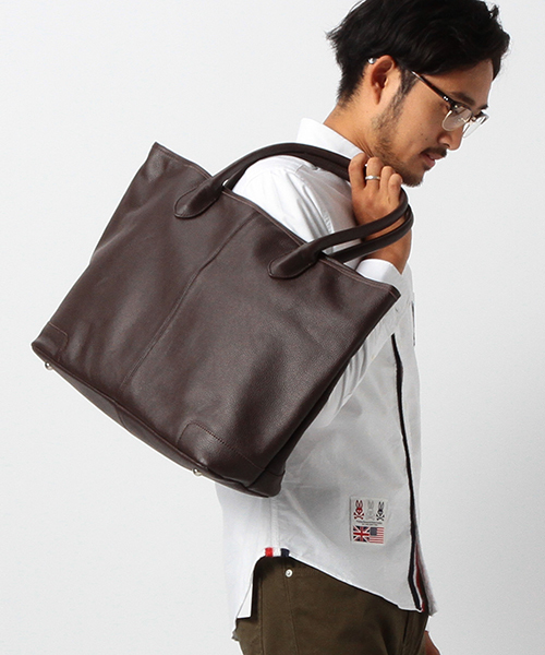 BEAMS（ビームス）の「BEAMS / レザー トートバッグ（トートバッグ