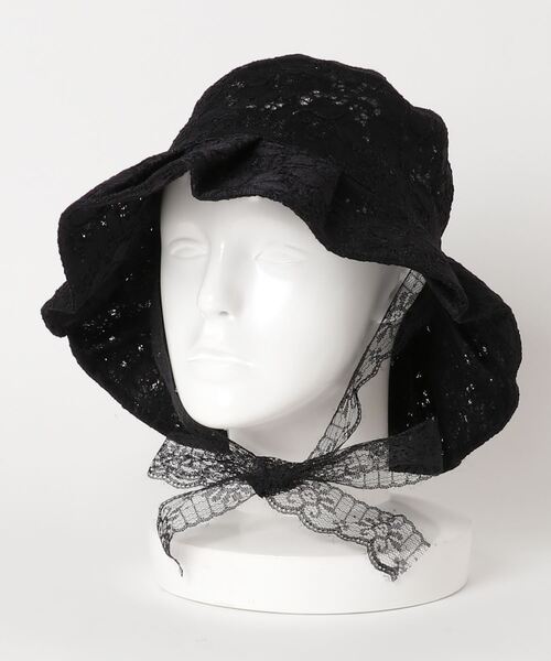 WC（ダブル シー）の「レース付きフリルハット（ハット）」 - WEAR