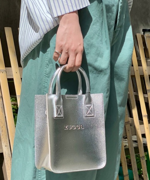 ZUCCa（ズッカ）の「フェイクレザーロゴバッグ/ミニバッグ（ショルダー