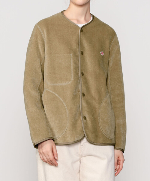 DANTON（ダントン）の「DANTON | フリース カラーレスジャケット WOMEN