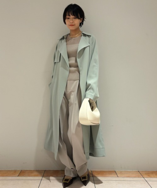 Mila Owen（ミラオーウェン）の「落ち感トレンチコート（トレンチ