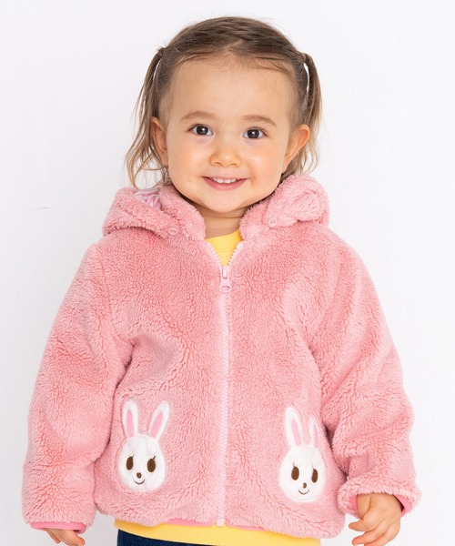 MIKI HOUSE（ミキハウス）の「耳フード付きジャンパー（その他アウター