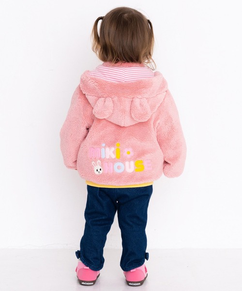 MIKI HOUSE（ミキハウス）の「耳フード付きジャンパー（その他アウター