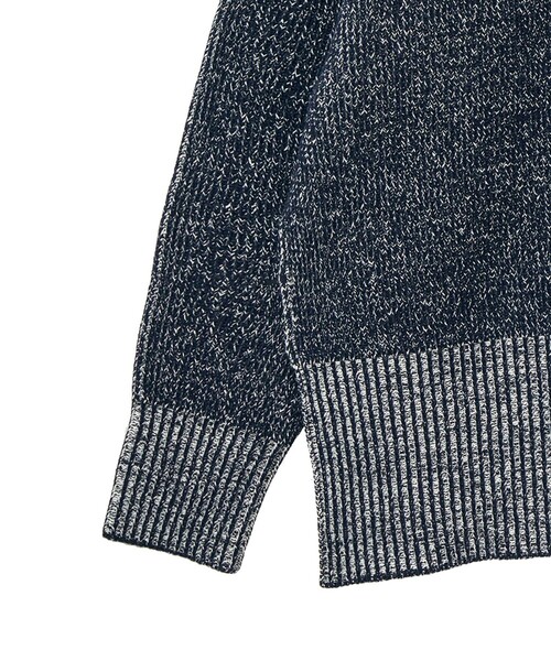 CLANE（クラネ）の「【CLANE/クラネ】W FACE CUT NECK WIDE KNIT TOPS