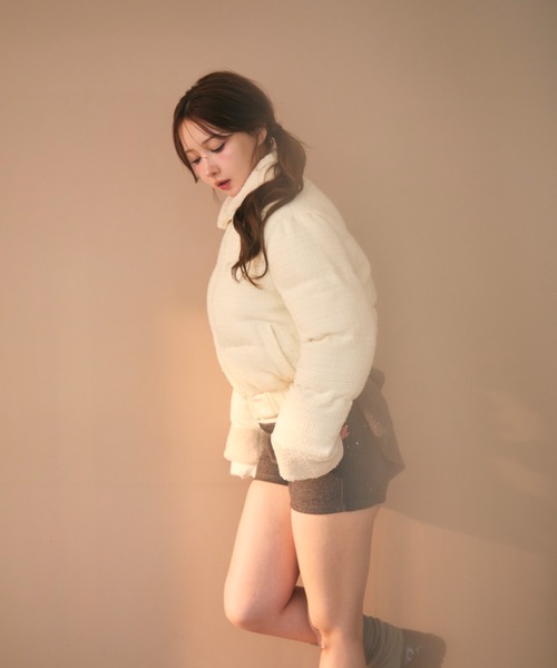 TITTY&CO.（ティティーアンドコー）の「キルティングラメボアダウン