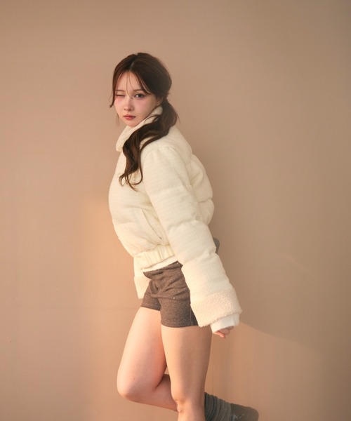 TITTY&CO.（ティティーアンドコー）の「キルティングラメボアダウン