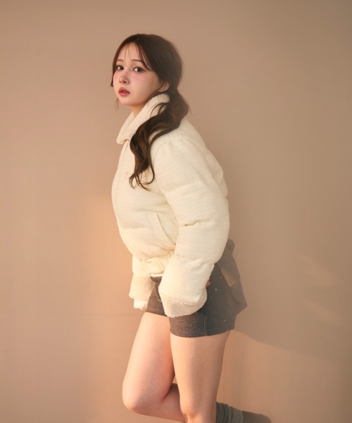 TITTY&CO.（ティティーアンドコー）の「キルティングラメボアダウン