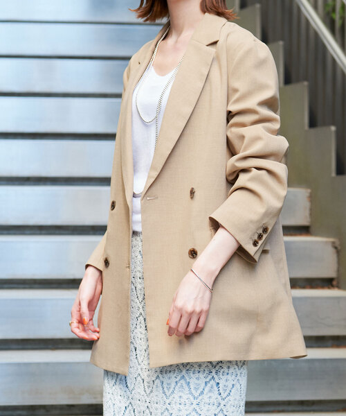 SLOBE IENA（スローブイエナ）の「ウォッシャブルダブルブレスト