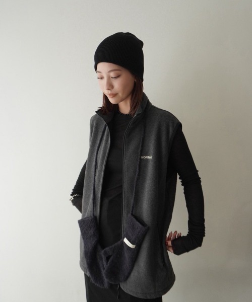 anuke（アンヌーク）の「Fleece Zip Vest（ベスト）」 - WEAR