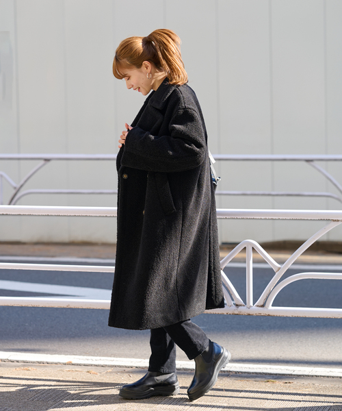 FRAMeWORK（フレームワーク）の「WOOLブレンドボアコート（ブルゾン