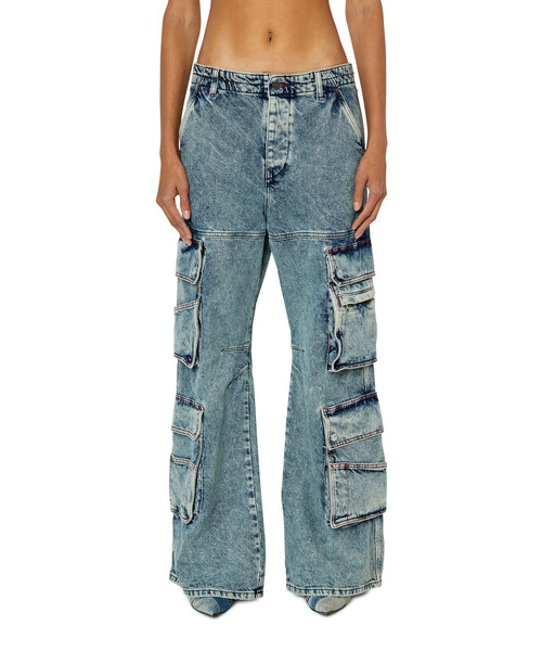 DIESEL（ディーゼル）の「SS23 レディース デニム カーゴパンツ ルーズ
