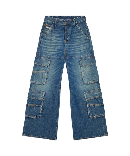 DIESEL（ディーゼル）の「ウィメンズ デニム カーゴパンツ ルーズ D