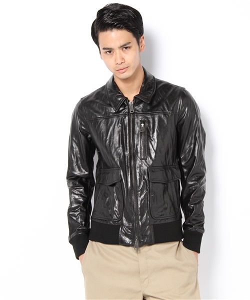 SHIPS JET BLUE（シップスジェットブルー）の「JB:A-2 レザーブルゾン