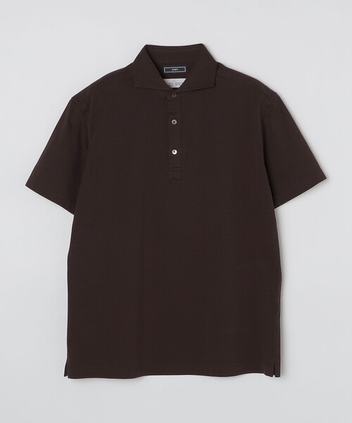 セール】SHIPS：ALBINI 32ゲージ カノコ無地 ポロシャツ（ポロシャツ