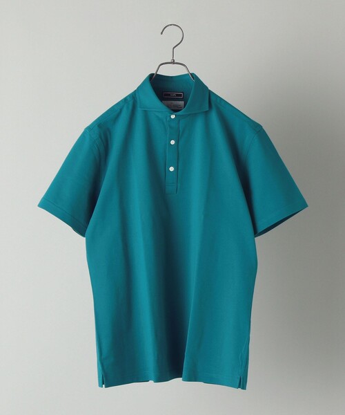 セール】SHIPS：ALBINI 32ゲージ カノコ無地 ポロシャツ（ポロシャツ
