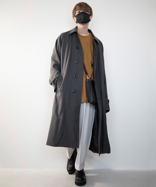 CLEL】TR Loose Soutien Collar Coat / TR ルーズ ステンカラーコート