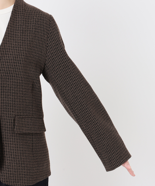 SLOBE IENA（スローブイエナ）の「ループツイードVネックジャケット