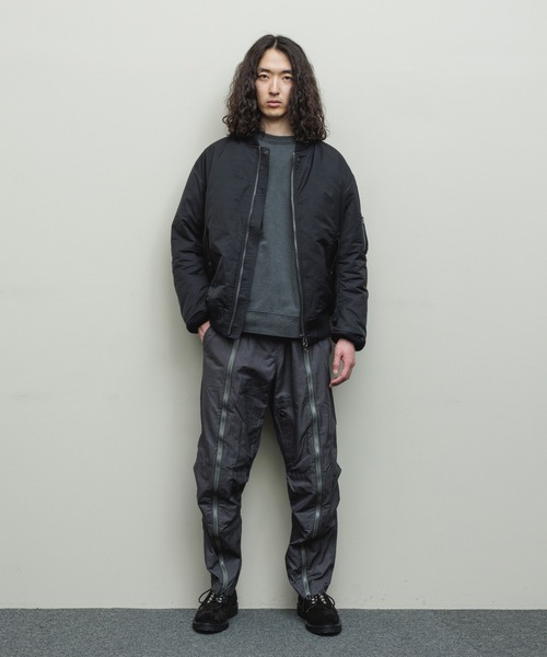 BAL（バル）の「【2022秋冬】ZIP SLEEVE BOMBER JACKET（MA-1）」 - WEAR