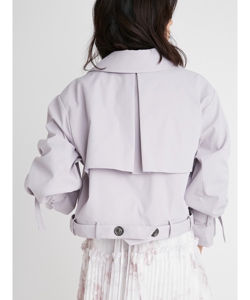 SNIDEL（スナイデル）の「ショートトレンチジャケット（トレンチコート