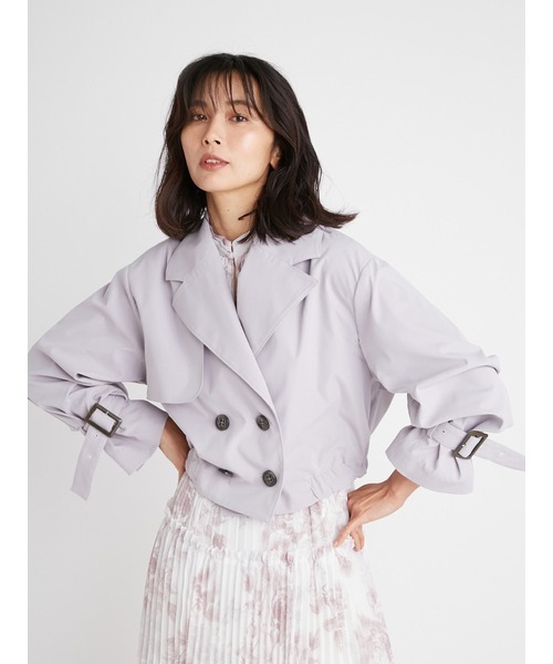 SNIDEL（スナイデル）の「ショートトレンチジャケット（トレンチコート