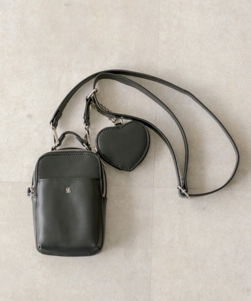 セール】ハートポーチ付ショルダー（ショルダーバッグ）｜OLIVE des
