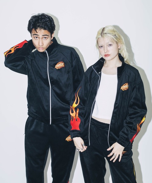 XLARGE（エクストララージ）の「VELOUR TRACK JACKET（ブルゾン）」 - WEAR