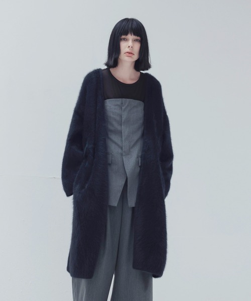 DRESSLAVE（ドレスレイブ）の「fox cashmere long cardigan(フォックス