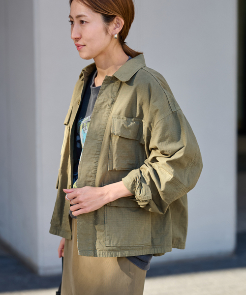 FRAMeWORK（フレームワーク）の「【TOP KHAKI/トップカーキ】BDU SHIRT