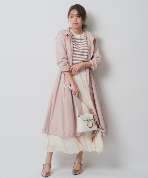 JUSGLITTY（ジャスグリッティー）の「撥水ロングフードブルゾン