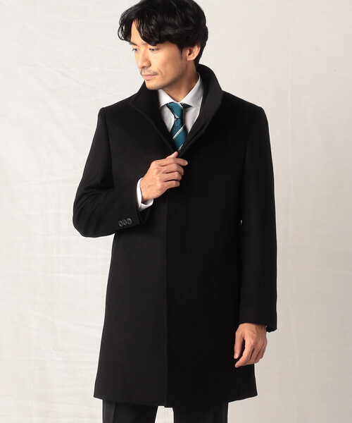 COMME CA MEN（コムサメン）の「ウールビーバー イタリアンカラー