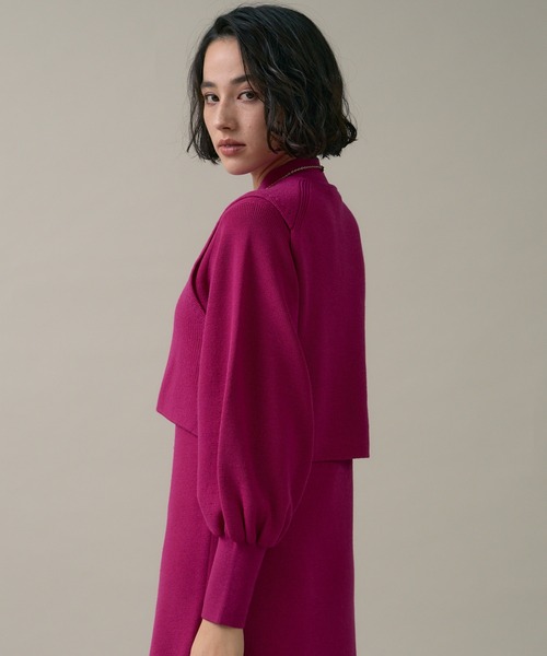 ANAYI（アナイ）の「メリノウールアンサンブルニット ワンピース