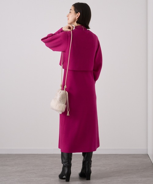 ANAYI（アナイ）の「メリノウールアンサンブルニット ワンピース