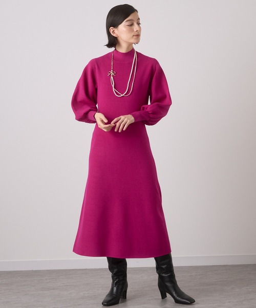 ANAYI（アナイ）の「メリノウールアンサンブルニット ワンピース