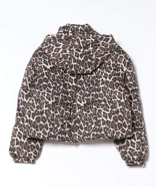 セール】【URGE:】レオパード ヒョウ柄 ダウンジャケット（ダウン